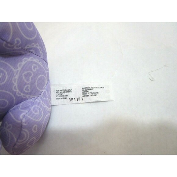 Bunny Rabbit 7" Plush Fisher Price Doodle Babies Purple Washable Stuffed Animal - Picture 7 of 9